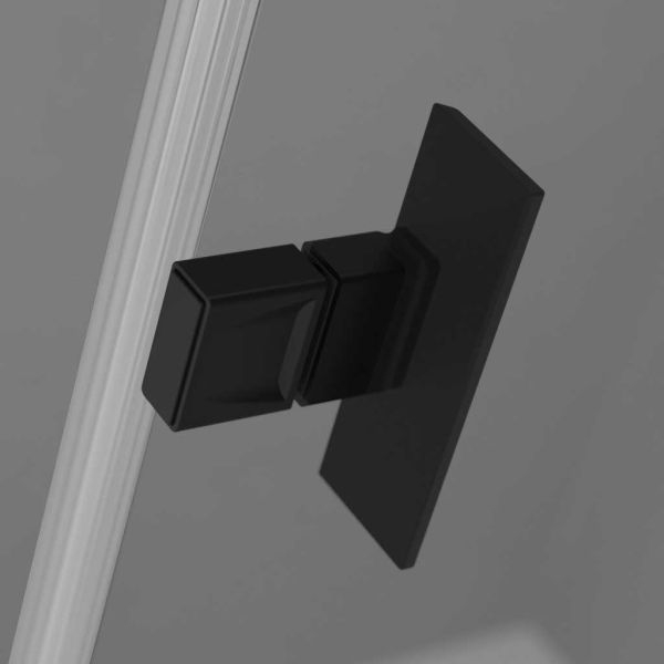 NES BLACK DWJI FRAME Дверь в нишу 70-100см, черный матовый